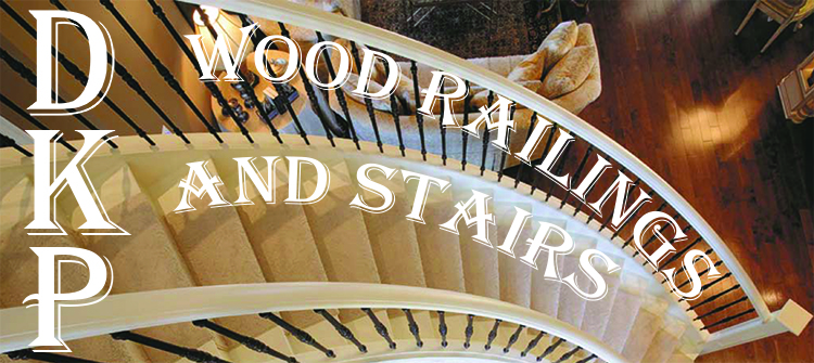 Logo Design by tthompson1965 for DKP Wood Railings and Stairs | Design #12529918