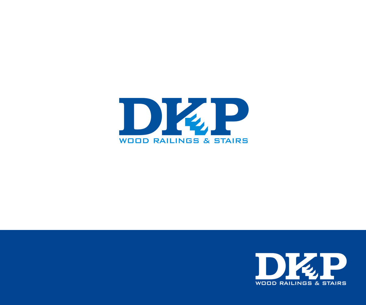 Logo Design by carina_designs for DKP Wood Railings and Stairs | Design #12586053