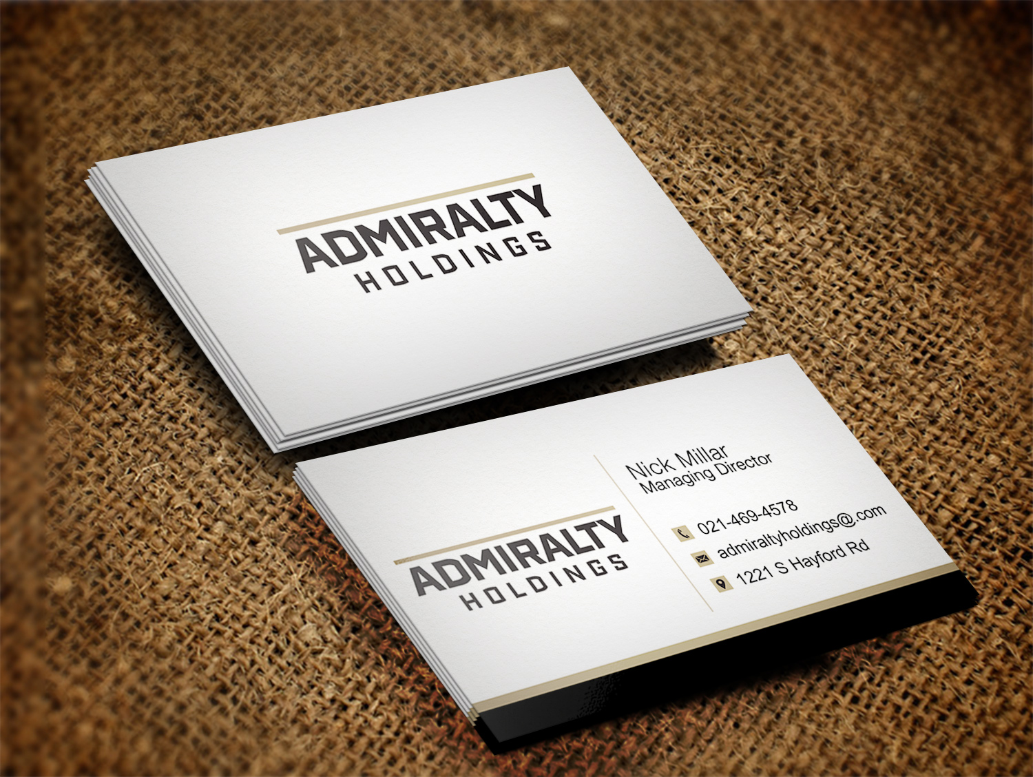 Business Card Design by Pixi Dust for Hillcrest Holdings | Design #12473704