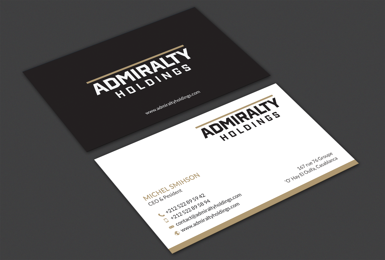 Visitenkarten-Design von Alaminenterprise für Hillcrest Holdings | Design #12537659