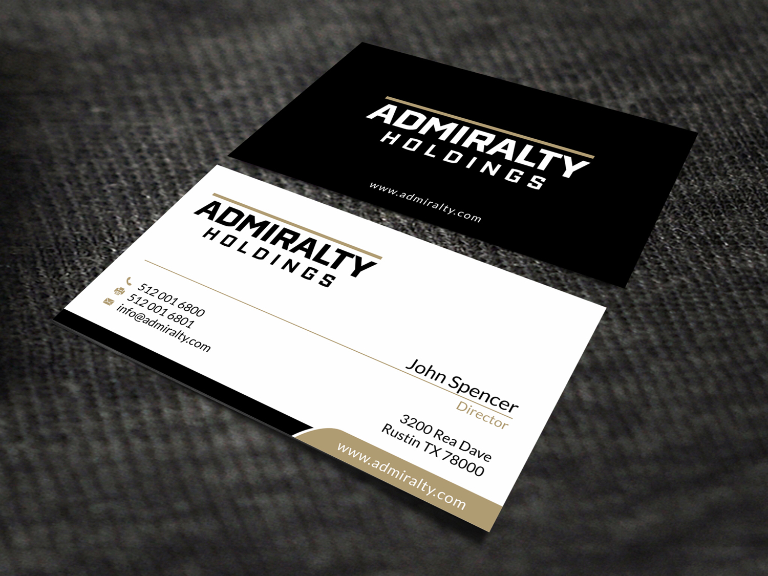 Visitenkarten-Design von SKYdesign für Hillcrest Holdings | Design #12471236