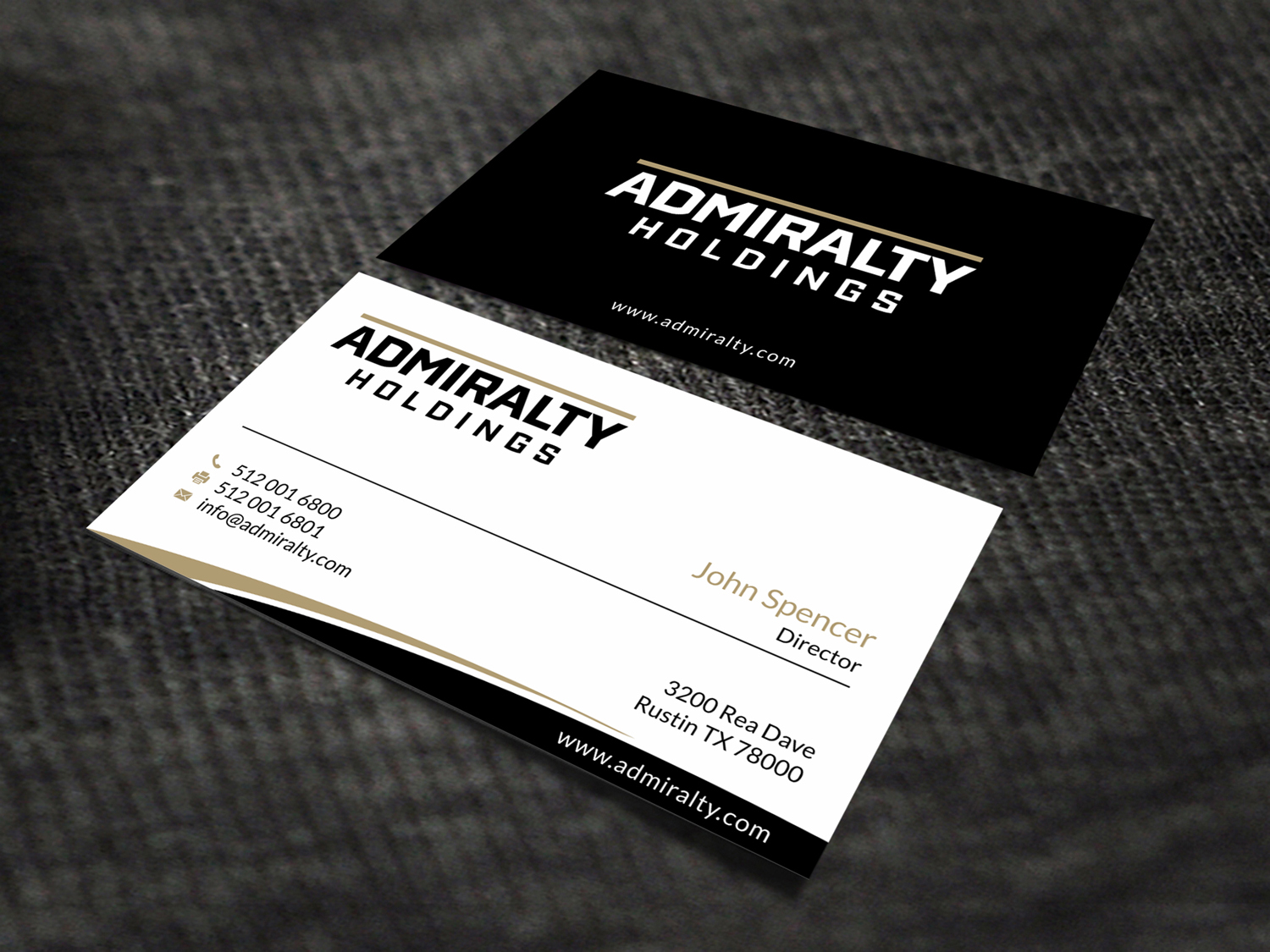 Visitenkarten-Design von SKYdesign für Hillcrest Holdings | Design #12471237