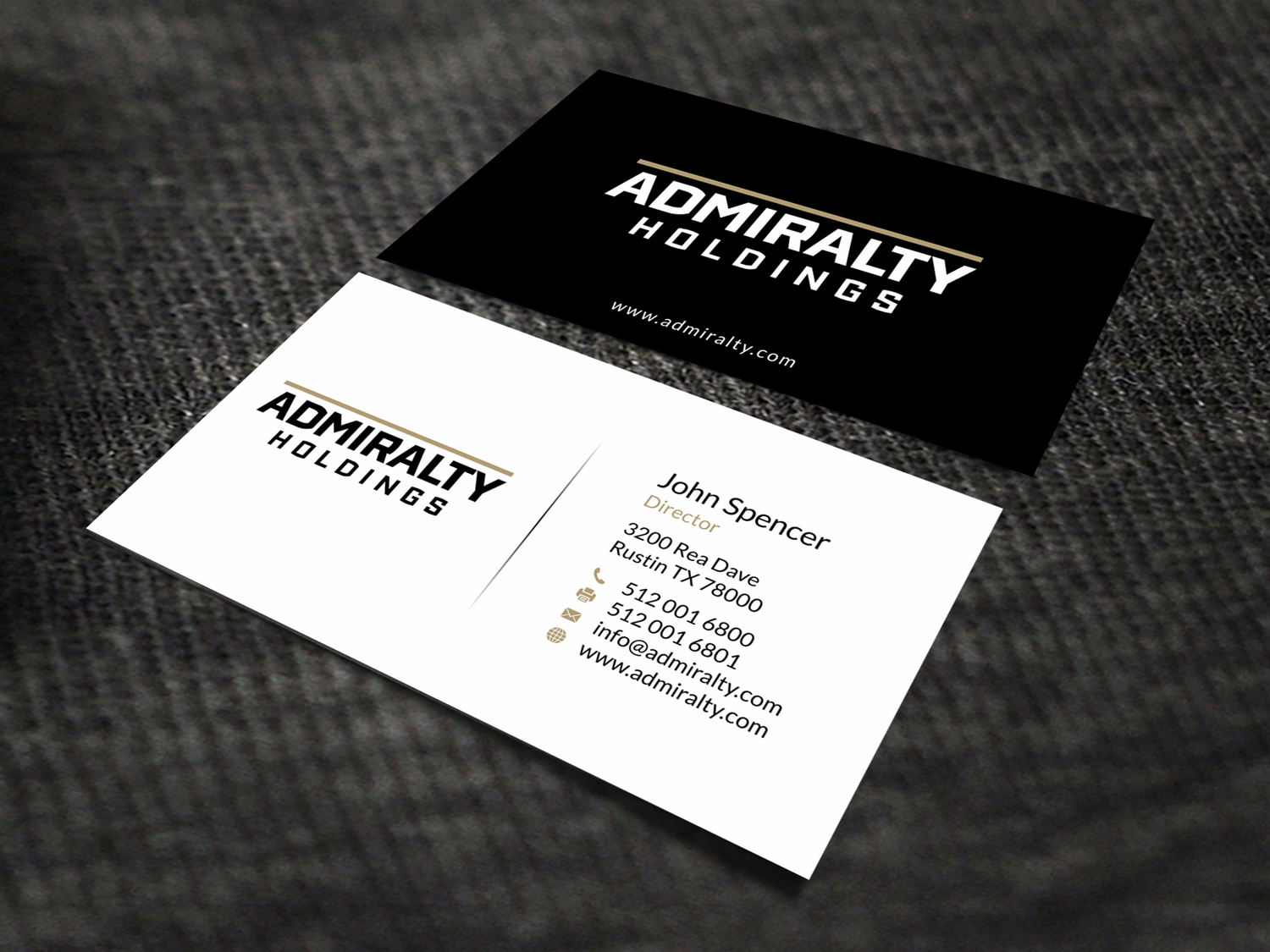 Visitenkarten-Design von SKYdesign für Hillcrest Holdings | Design #12471261