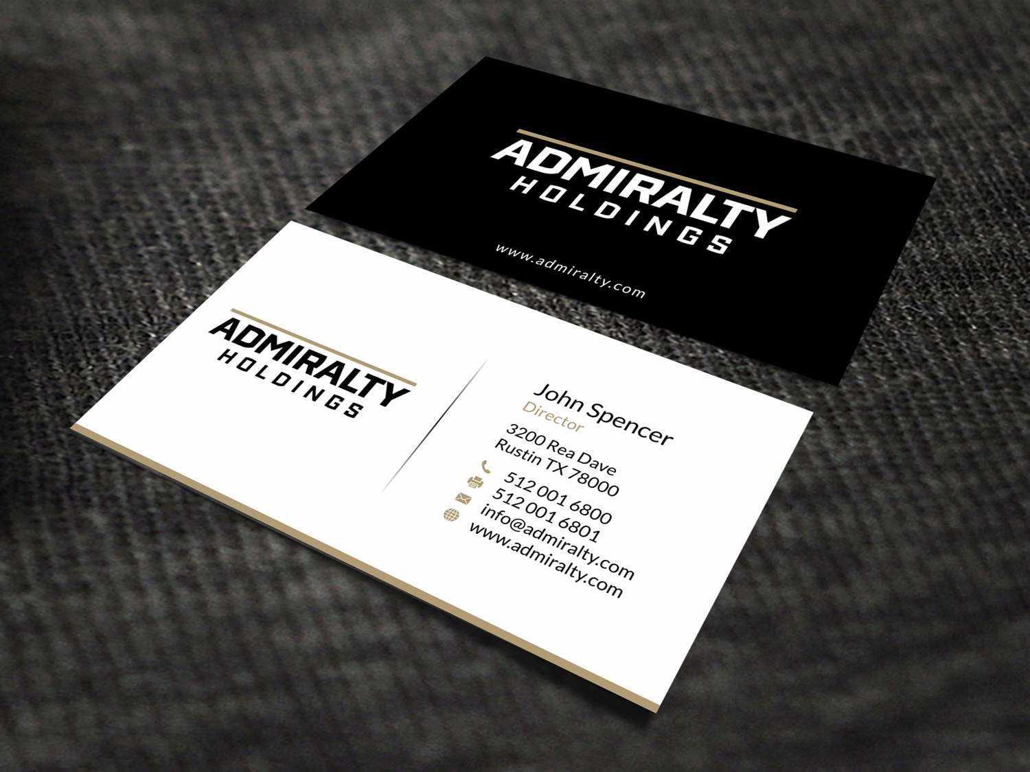 Visitenkarten-Design von SKYdesign für Hillcrest Holdings | Design #12471263