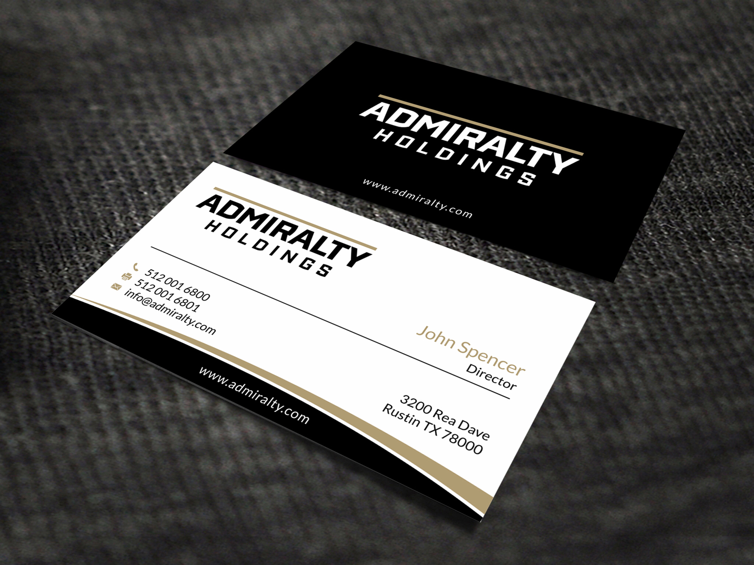 Visitenkarten-Design von SKYdesign für Hillcrest Holdings | Design #12471264