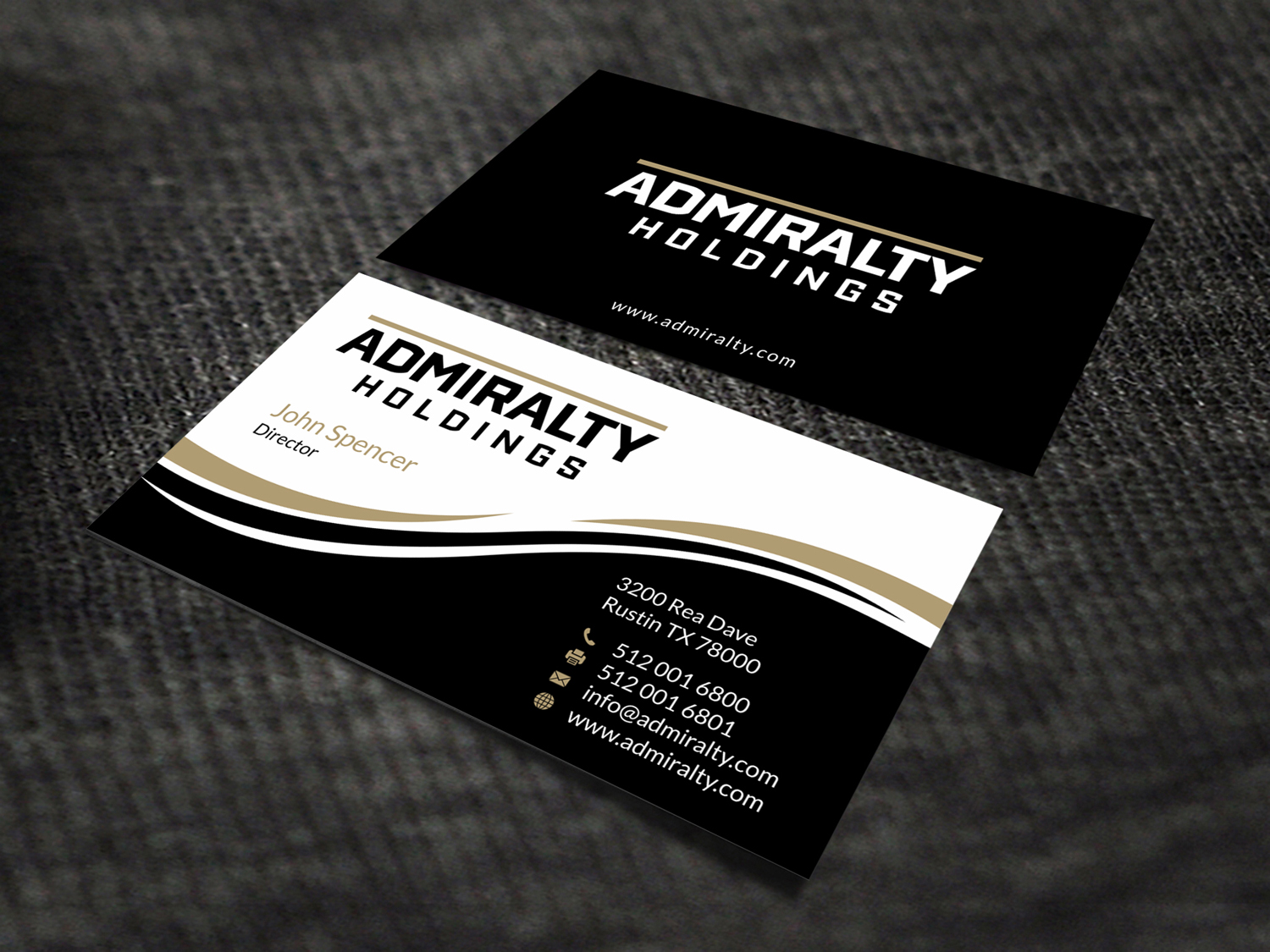 Visitenkarten-Design von SKYdesign für Hillcrest Holdings | Design #12471270