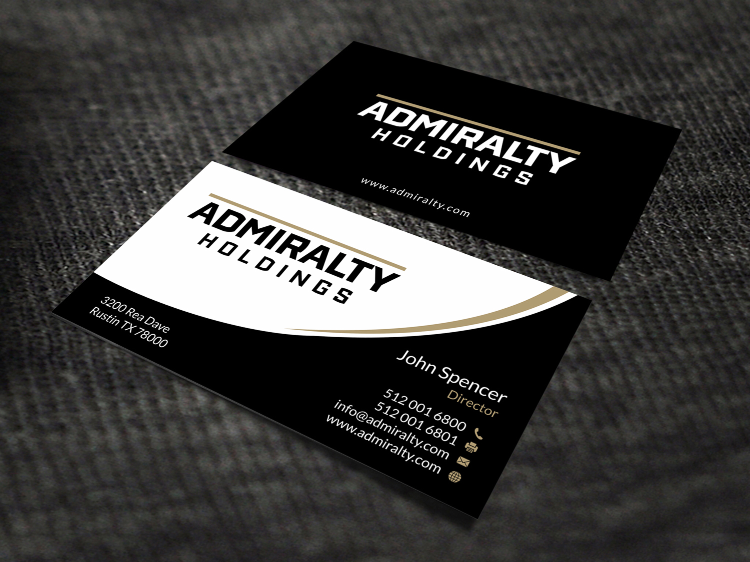 Visitenkarten-Design von SKYdesign für Hillcrest Holdings | Design #12471276