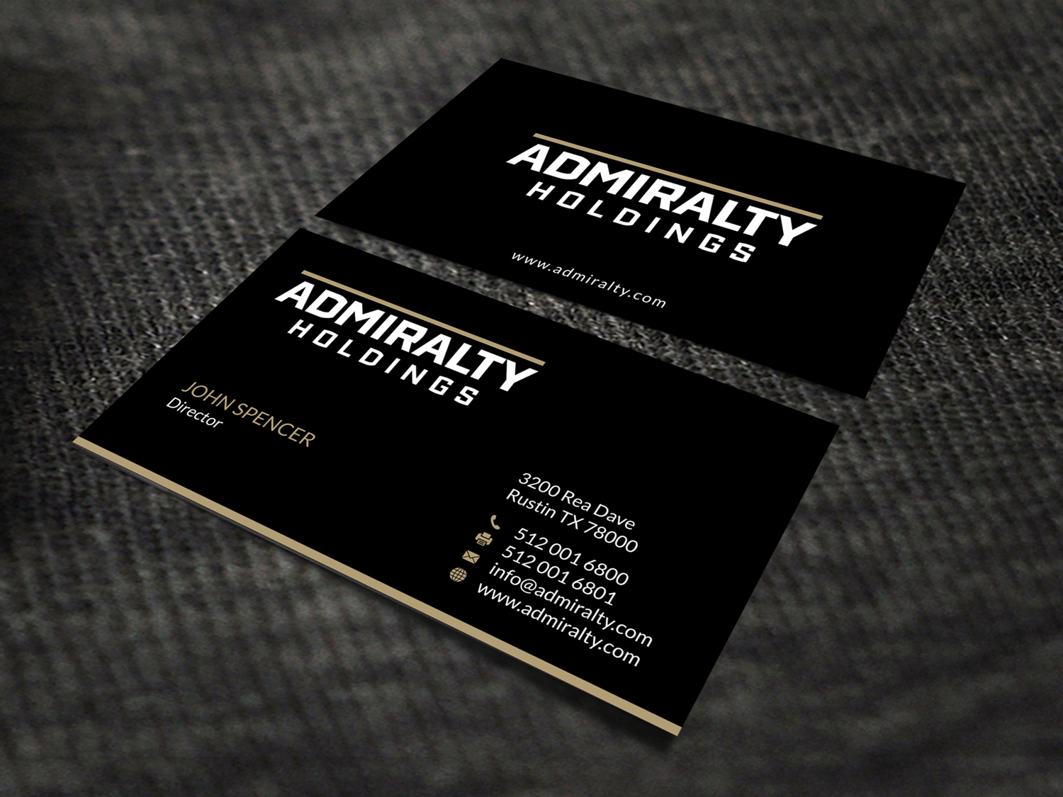 Visitenkarten-Design von SKYdesign für Hillcrest Holdings | Design #12471291