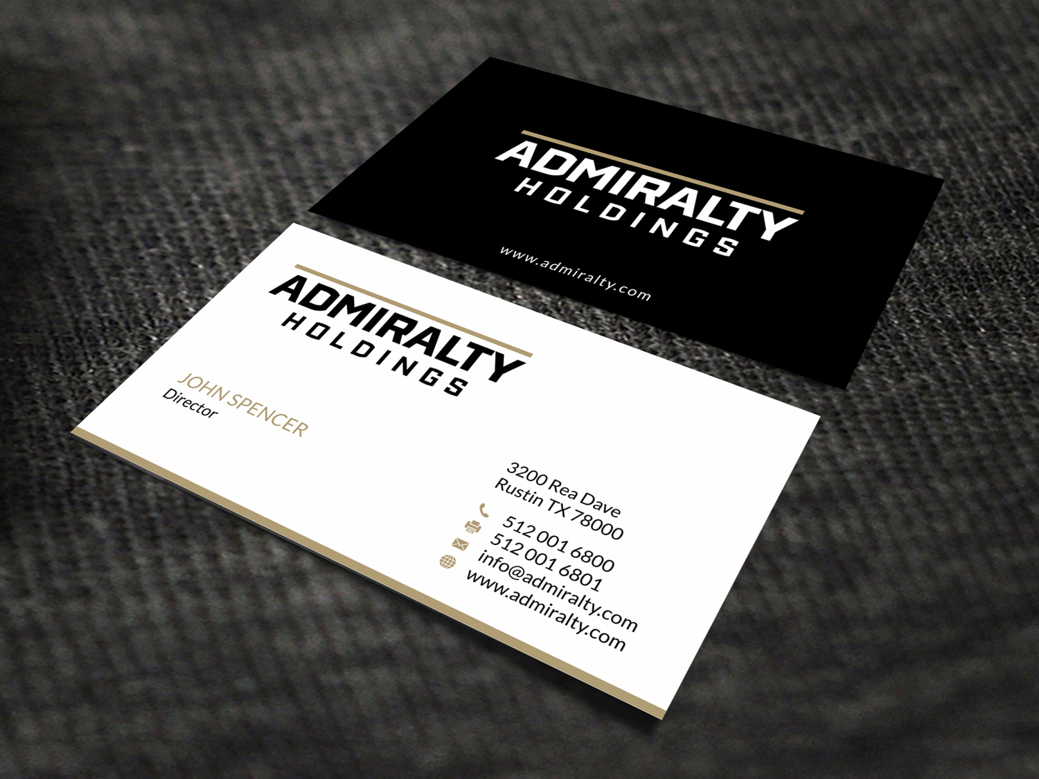 Visitenkarten-Design von SKYdesign für Hillcrest Holdings | Design #12471292