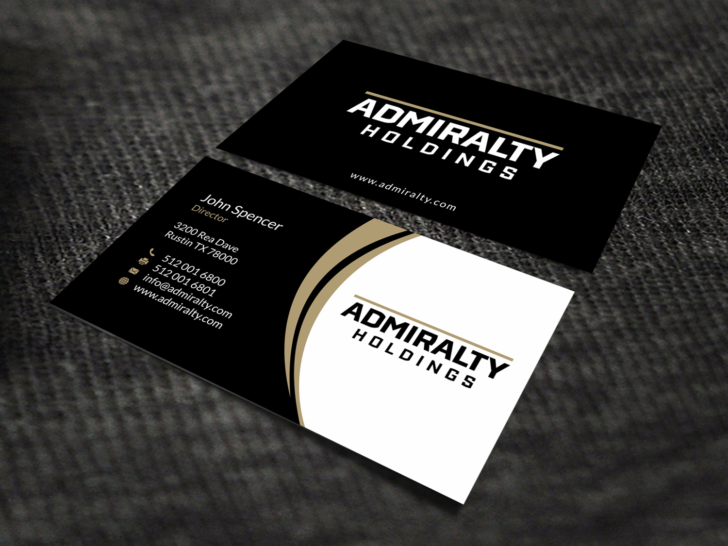 Visitenkarten-Design von SKYdesign für Hillcrest Holdings | Design #12471297