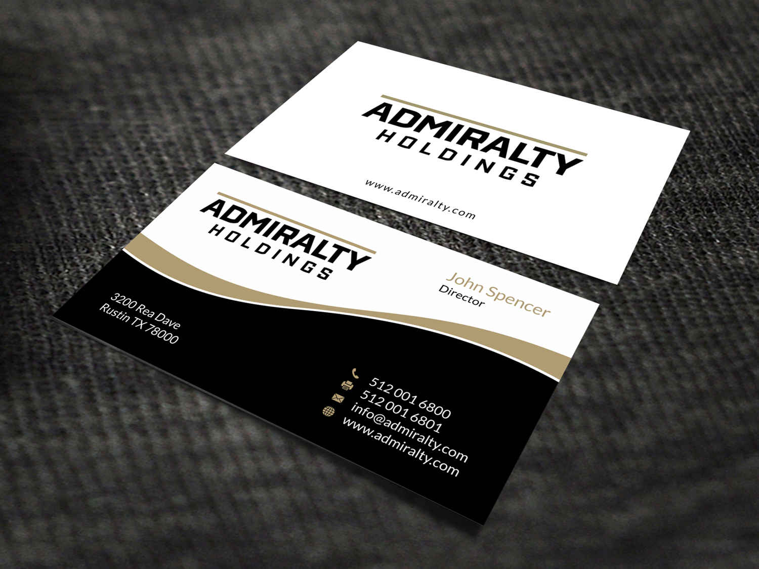 Visitenkarten-Design von SKYdesign für Hillcrest Holdings | Design #12471301