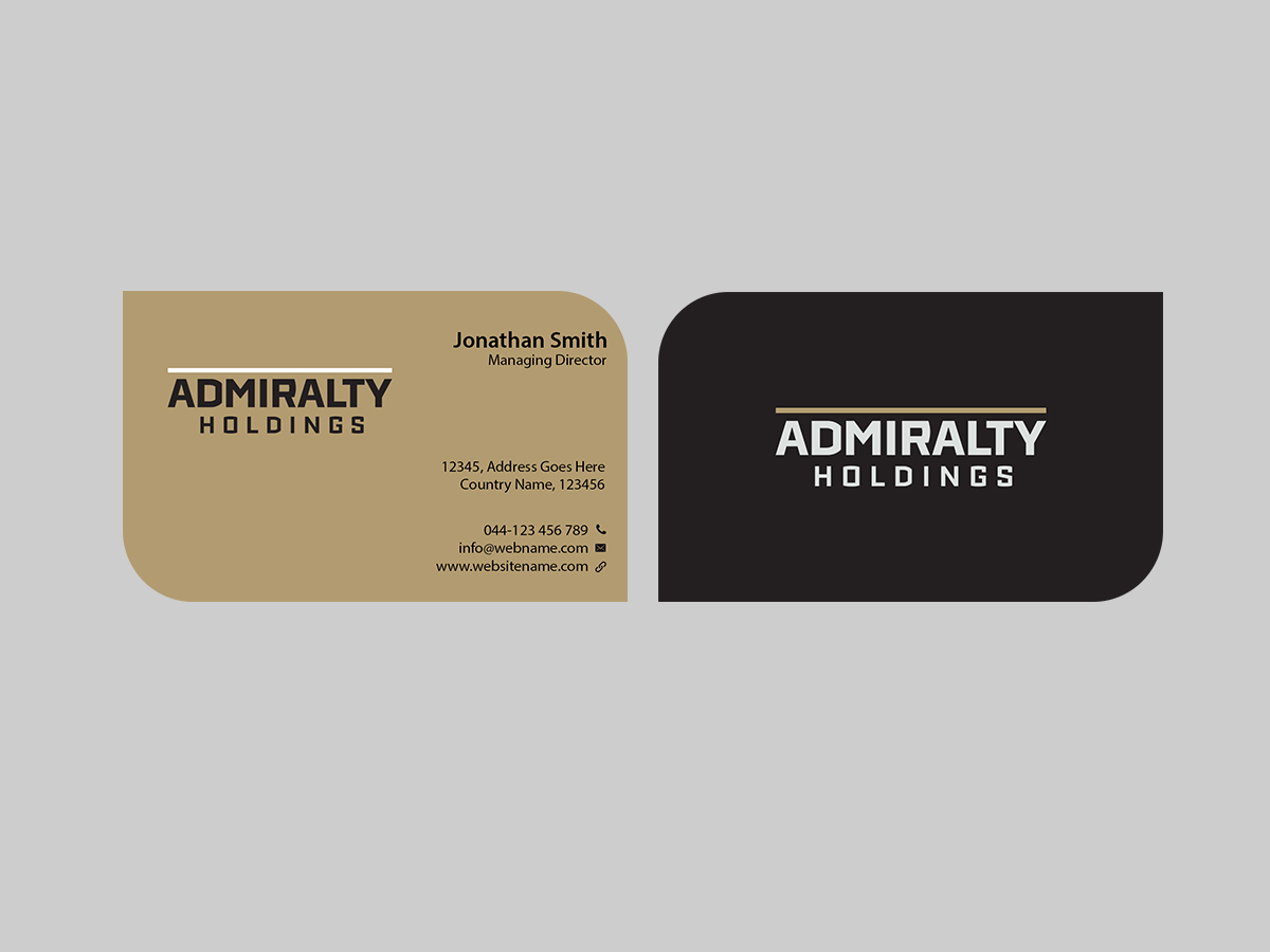 Business Card Design by Creations Box 2015 for Hillcrest Holdings | Design #12465180