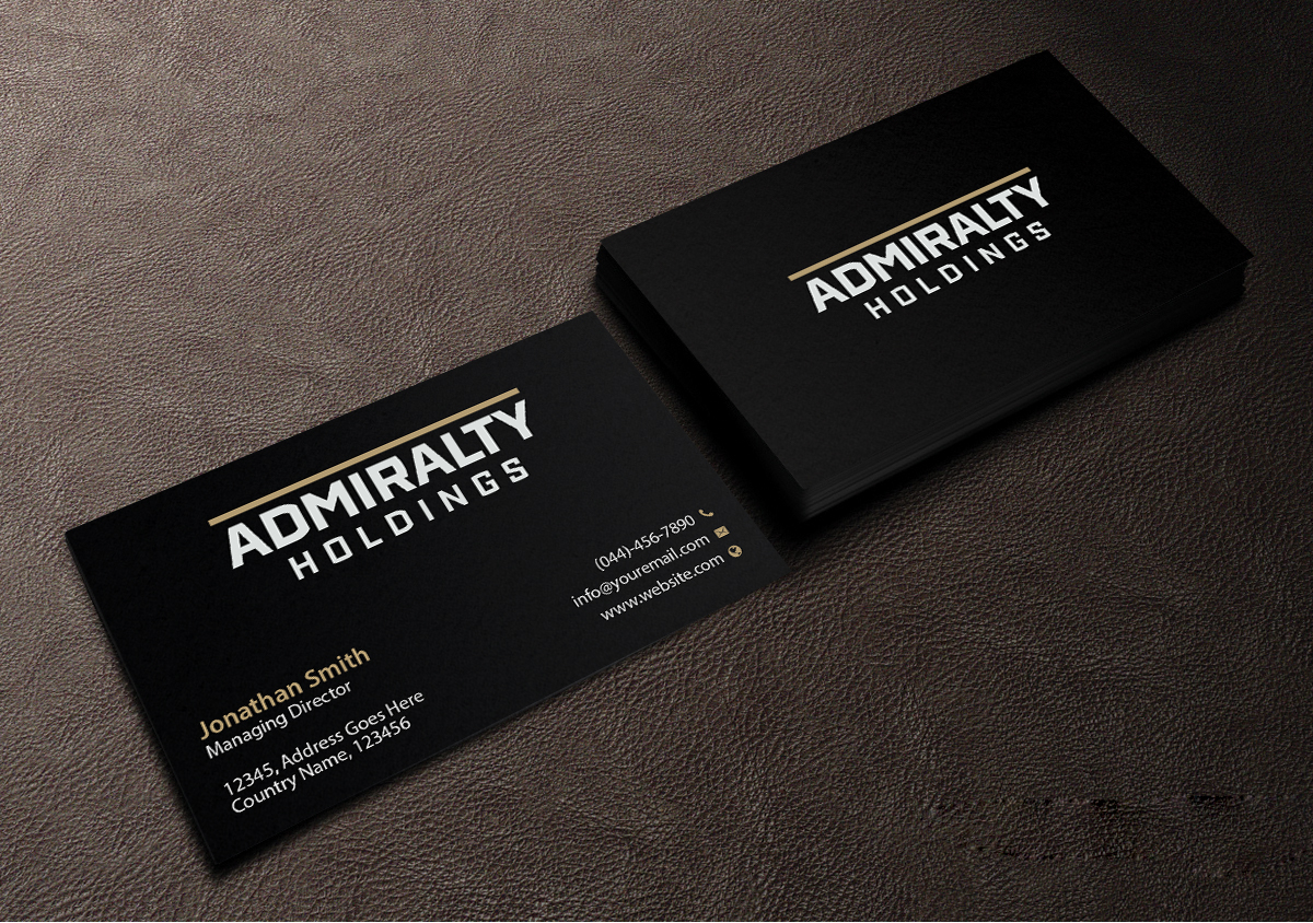 Visitenkarten-Design von Creations Box 2015 für Hillcrest Holdings | Design #12465195