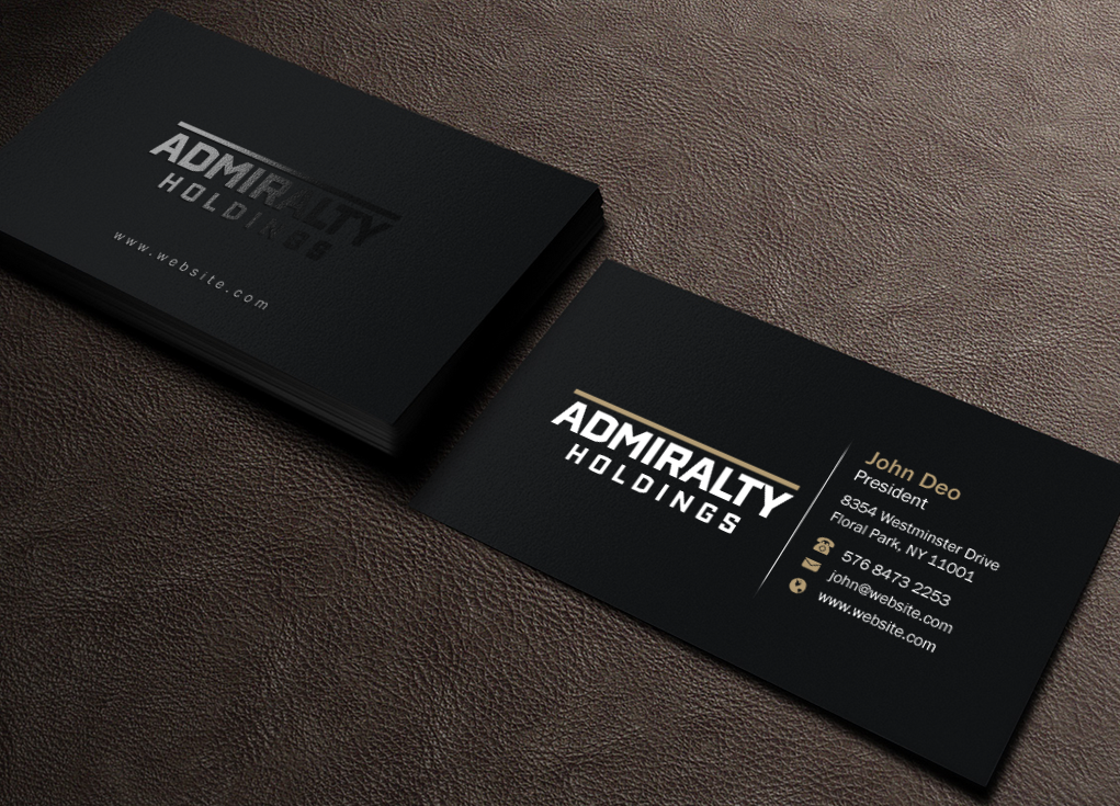 Visitenkarten-Design von Brand aid für Hillcrest Holdings | Design #12471932