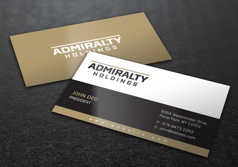 Visitenkarten-Design von Brand aid für Hillcrest Holdings | Design #12471947