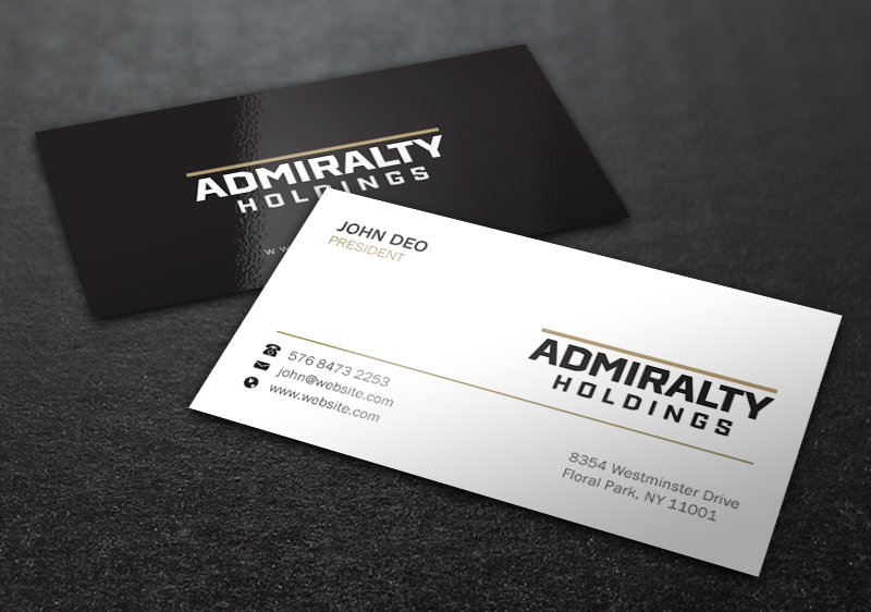 Visitenkarten-Design von Brand aid für Hillcrest Holdings | Design #12471950