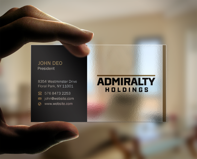 Visitenkarten-Design von Brand aid für Hillcrest Holdings | Design #12471951