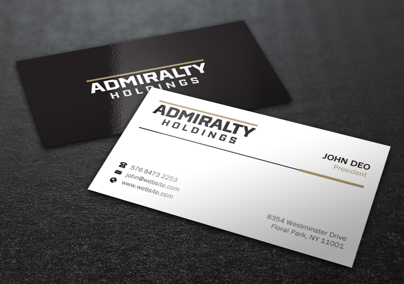 Visitenkarten-Design von Brand aid für Hillcrest Holdings | Design #12471956