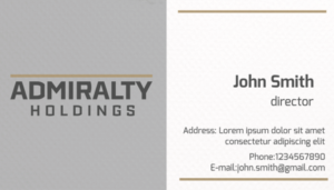 Business Card Design by Rolands for Hillcrest Holdings | Design: #12541305
