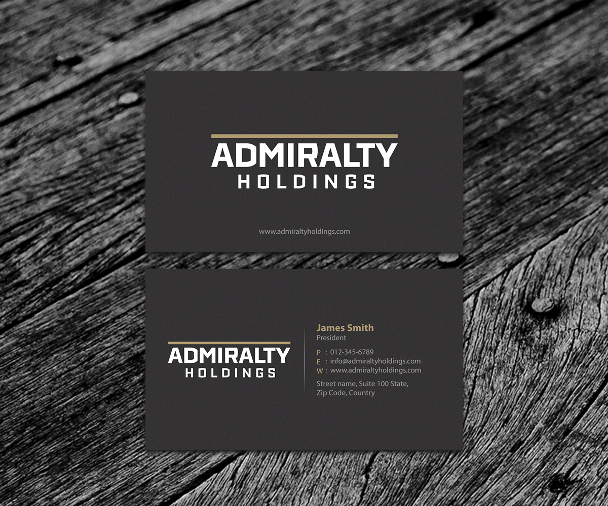 Visitenkarten-Design von SS_Designs für Hillcrest Holdings | Design #12542350