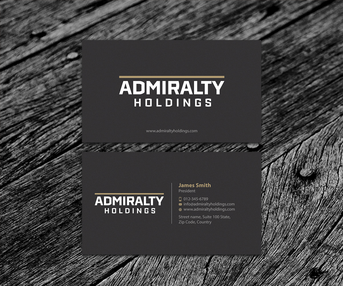 Visitenkarten-Design von SS_Designs für Hillcrest Holdings | Design #12542352