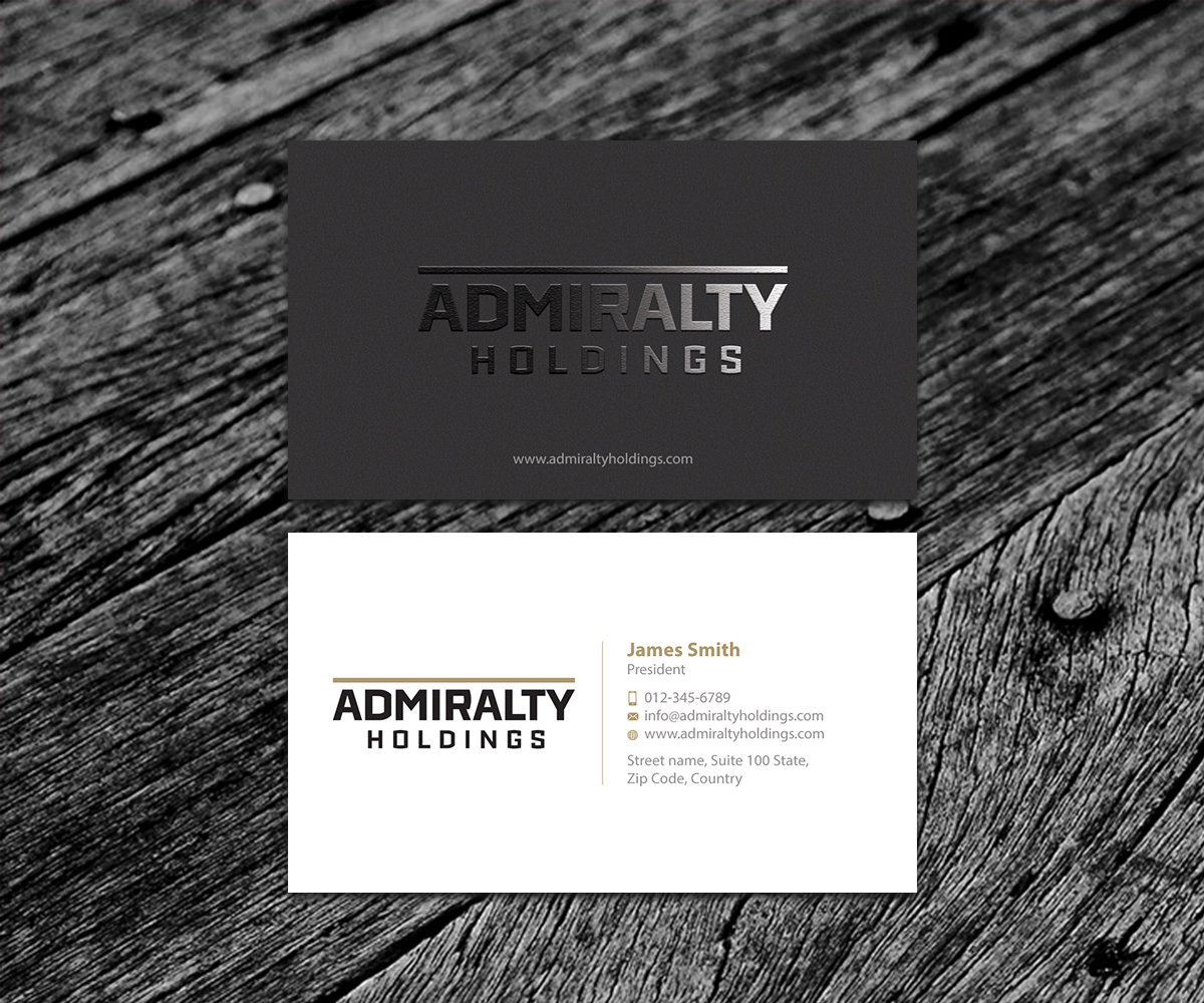 Visitenkarten-Design von SS_Designs für Hillcrest Holdings | Design #12542362