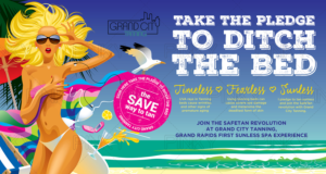 Take the pledge to ditch the bed! | Design de Poster par Pinky 