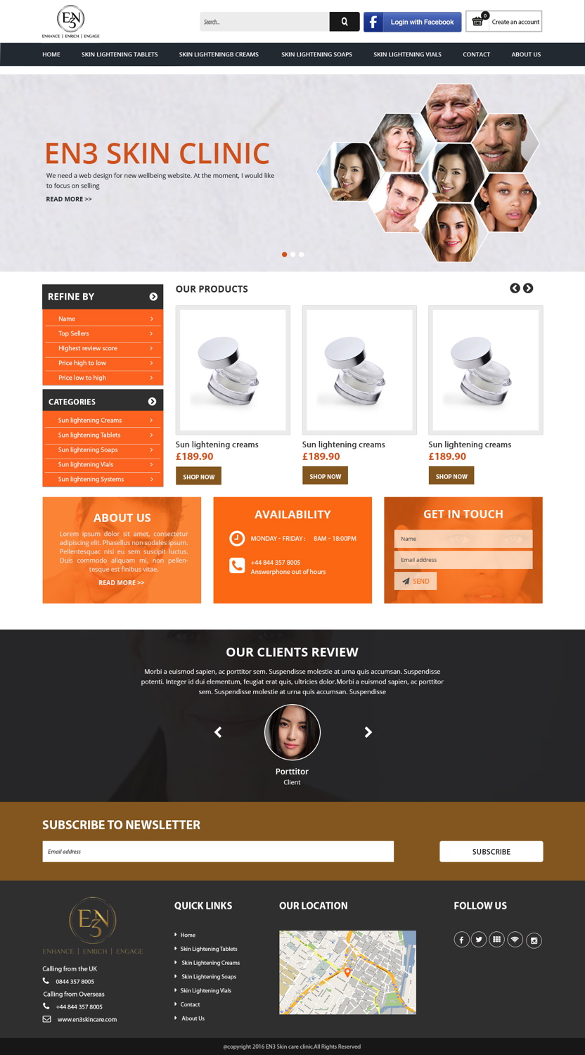 Web Design by pb for this project | Design #12475587