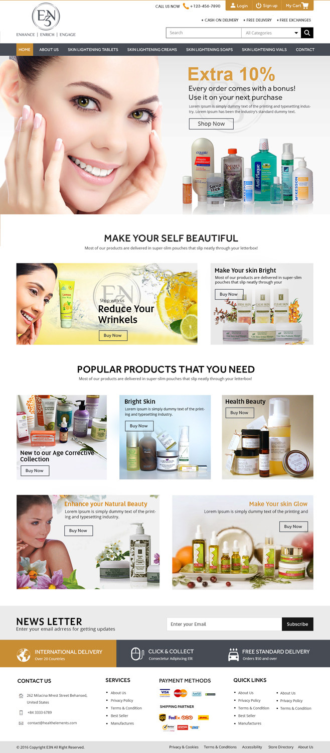 Web Design by Xclusive Designers for this project | Design #12495504