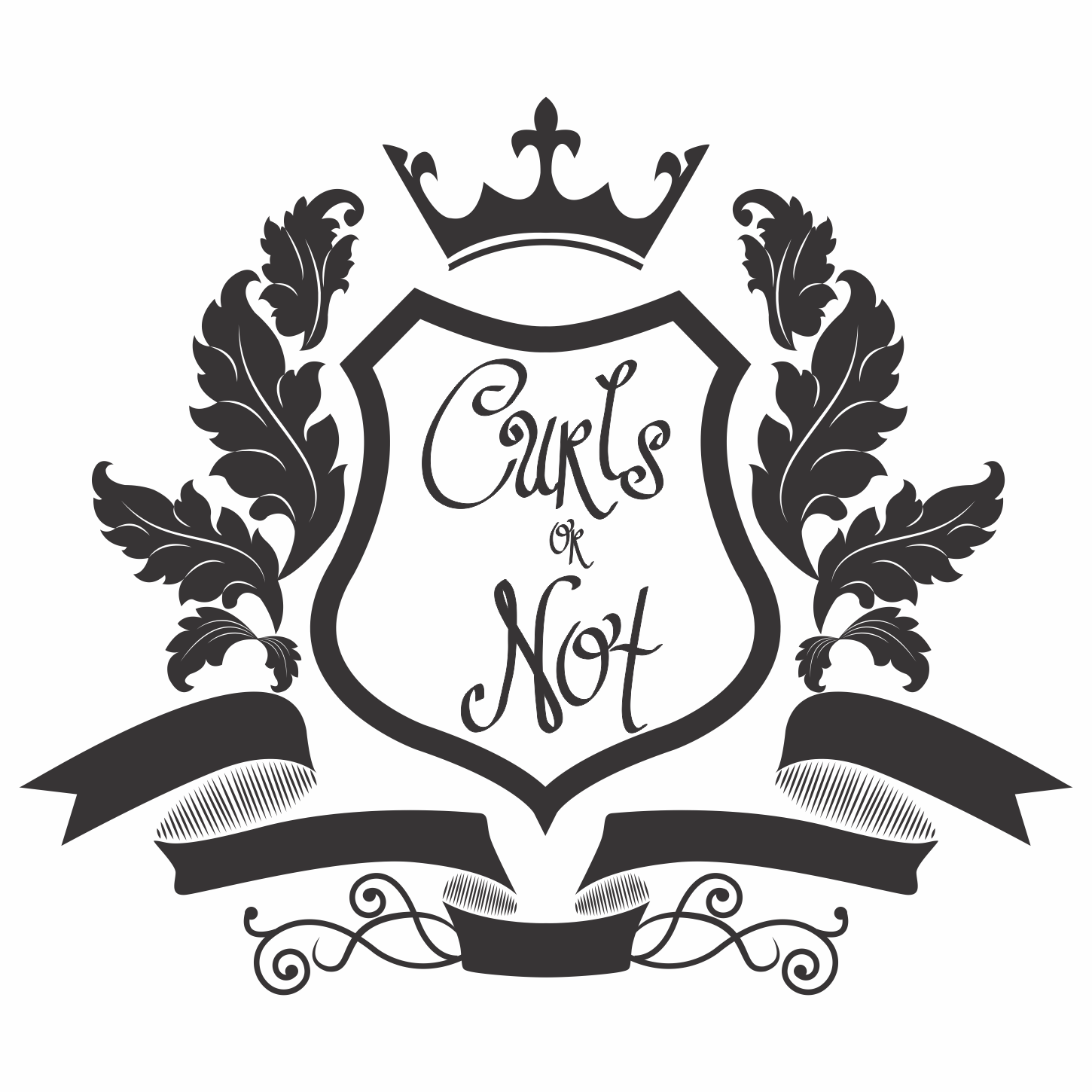 Logo Design by Harta Ilustrator for Curls or Not | Design #12523852