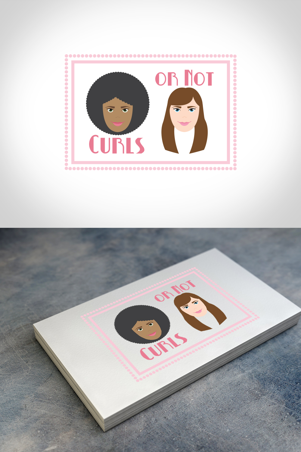 Logo-Design von Zane_Graph_Design für Curls or Not | Design #12464488