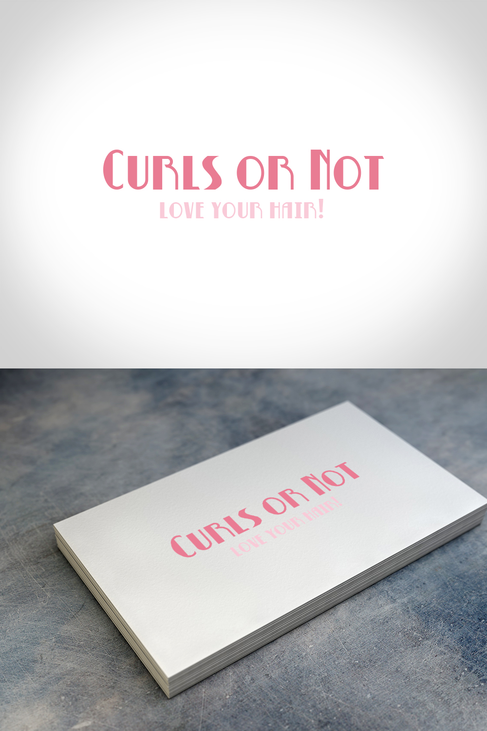 Logo Design by Zane_Graph_Design for Curls or Not | Design #12464490