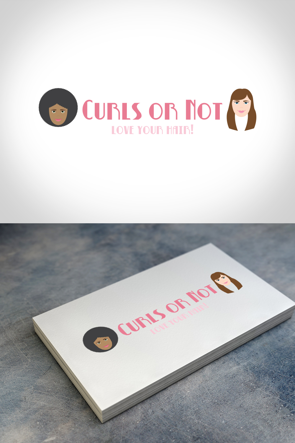 Diseño de Logo por Zane_Graph_Design para Curls or Not | Diseño #12464491