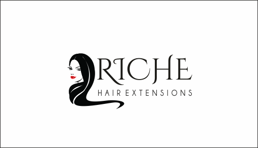 Logo Design by ciolena for Riche Hair Extenions | Design #12481717