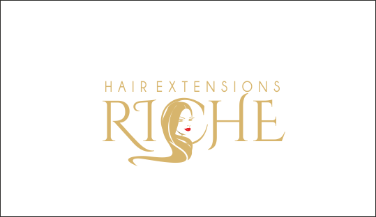 Logo Design by ciolena for Riche Hair Extenions | Design #12481768