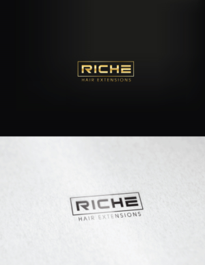 Diseño de Logo por DUAL DESIGNER para Riche Hair Extenions | Diseño: #12535866