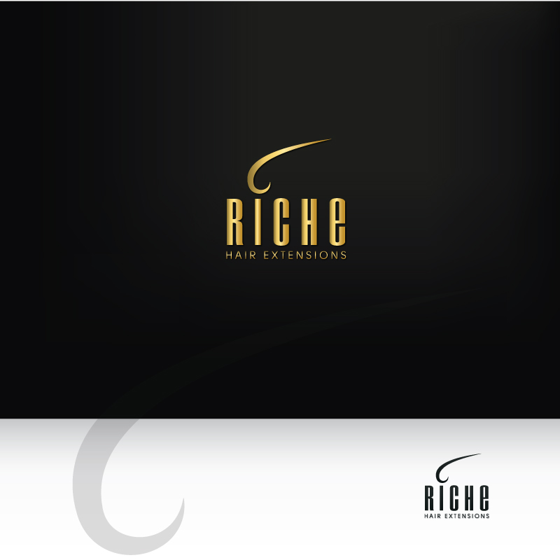 Logo Design by DUAL DESIGNER for Riche Hair Extenions | Design #12535874