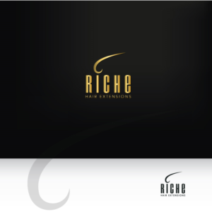 Diseño de Logo por DUAL DESIGNER para Riche Hair Extenions | Diseño: #12535874