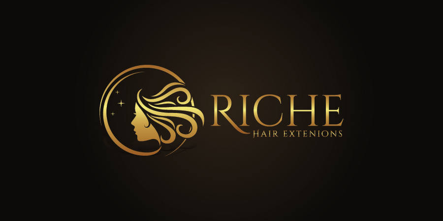 Diseño de Logo por debdesign para Riche Hair Extenions | Diseño #12469454
