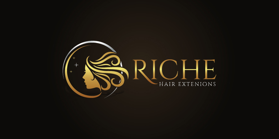 Diseño de Logo por debdesign para Riche Hair Extenions | Diseño #12469455