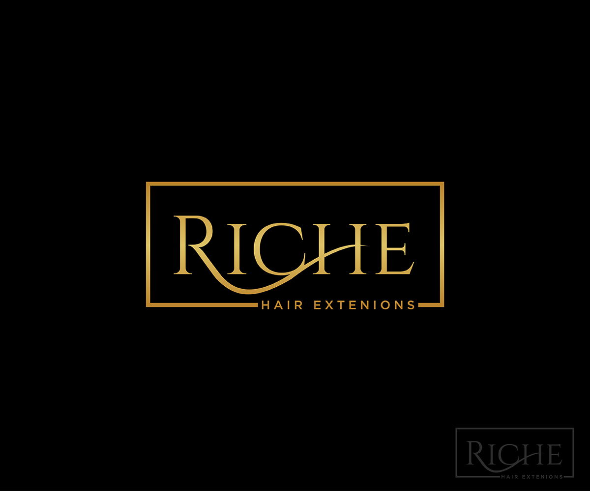 Diseño de Logo por Admira Graphics para Riche Hair Extenions | Diseño #12472551