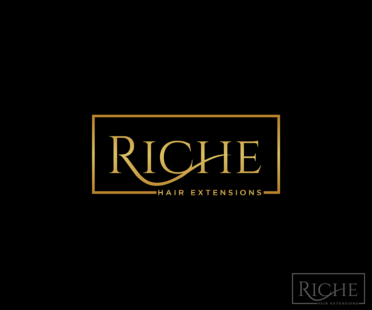 Logo Design by Admira Graphics for Riche Hair Extenions | Design #12480097