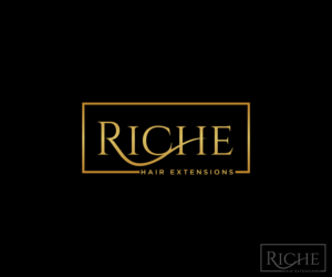Logo Design by Admira Graphics for Riche Hair Extenions | Design #12480097
