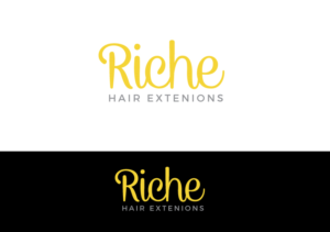 Diseño de Logo por GreenArt para Riche Hair Extenions | Diseño: #12465525