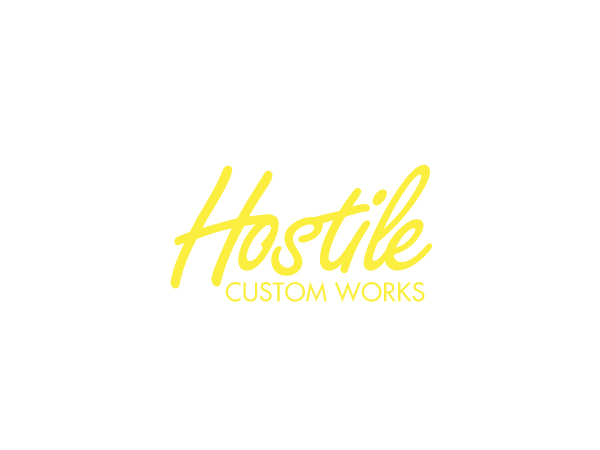 Logo Design by Alien Cookie for Hostile Custom Works | Design #12467299