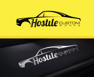 Logo Design by creative.bugs for Hostile Custom Works | Design #12479170