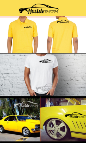 Diseño de Logo por creative.bugs para Hostile Custom Works | Diseño: #12517206