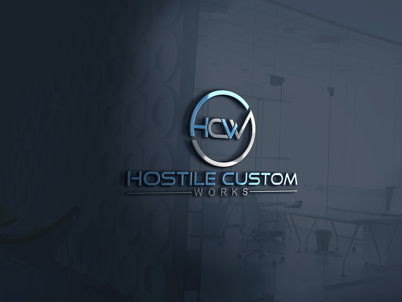 Logo Design by Mehedi Hasan ™ for Hostile Custom Works | Design #12462916
