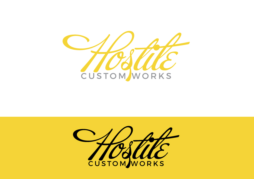 Diseño de Logo por GreenArt para Hostile Custom Works | Diseño #12465440