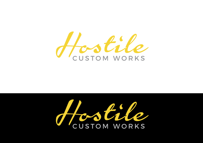 Diseño de Logo por GreenArt para Hostile Custom Works | Diseño #12465452